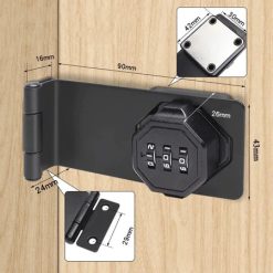 chốt lật khóa số 90 độ